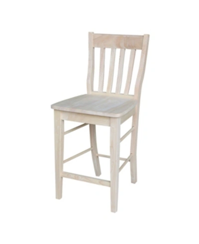 International Concepts Cafe Stool In Cream