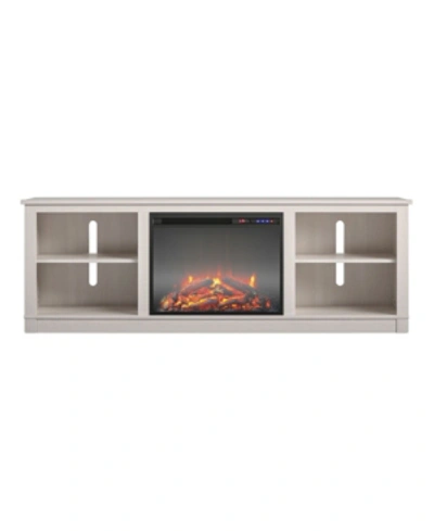 A Design Studio Allington Fireplace Tv Stand For Tvs Up To 75" In Ivory