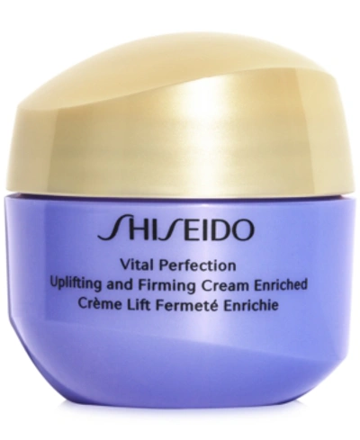 Shiseido Vital Perfection Uplifting & Firming Cream Enriched, 0.7-oz.