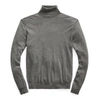 Ralph Lauren Cashmere Turtleneck Sweater In Medium Grey Melange