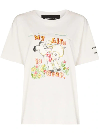 The Marc Jacobs White X Magda Archer Printed T-shirt