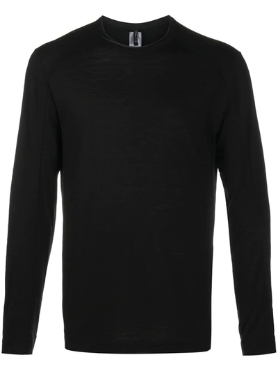 Transit Round-neck Long-sleeved T-shirt In Black