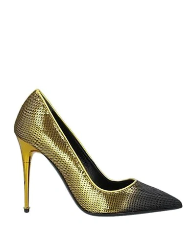 Tom Ford Pumps In Gold