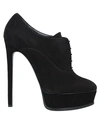 Casadei Lace-up Shoes In Black