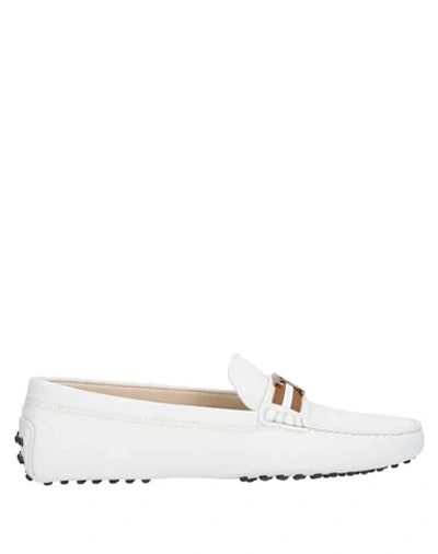 Tod's Loafers In White
