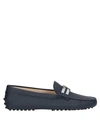 Tod's Loafers In Dark Blue