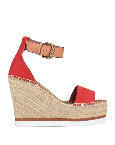 See By Chloé Sandals In Red