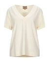 Alessia Santi T-shirts In Ivory