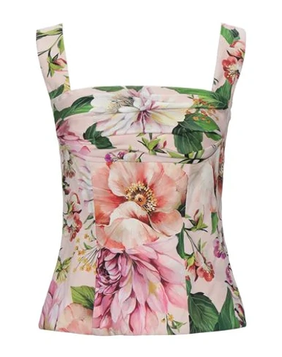 Dolce & Gabbana Tops In Pale Pink