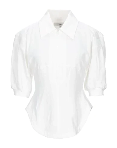 Tibi Polo Shirts In White