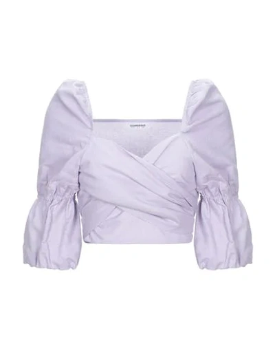 Glamorous Top In Lilac
