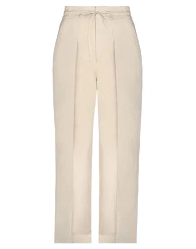 Y-3 Beige Classic Slim Fitted Lounge Pants In Clear Brown