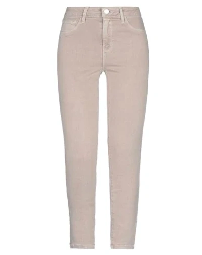 L Agence Jeans In Beige