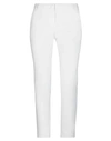 Kiltie Pants In White