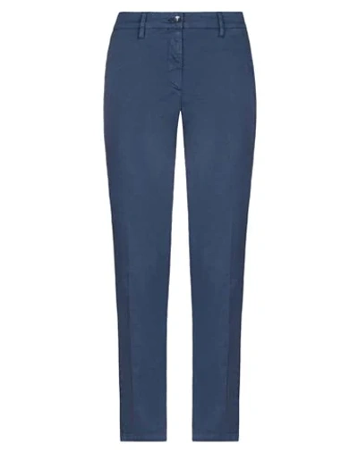 Siviglia Casual Pants In Slate Blue