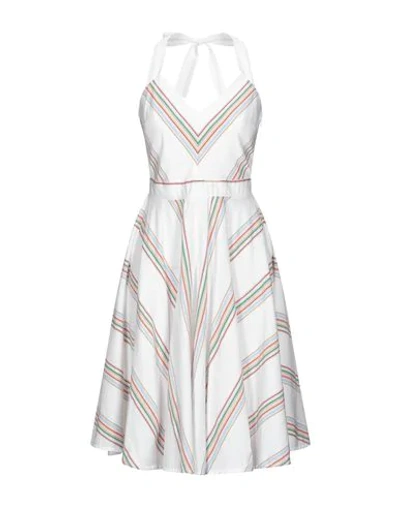 Ottod'ame Midi Dresses In White