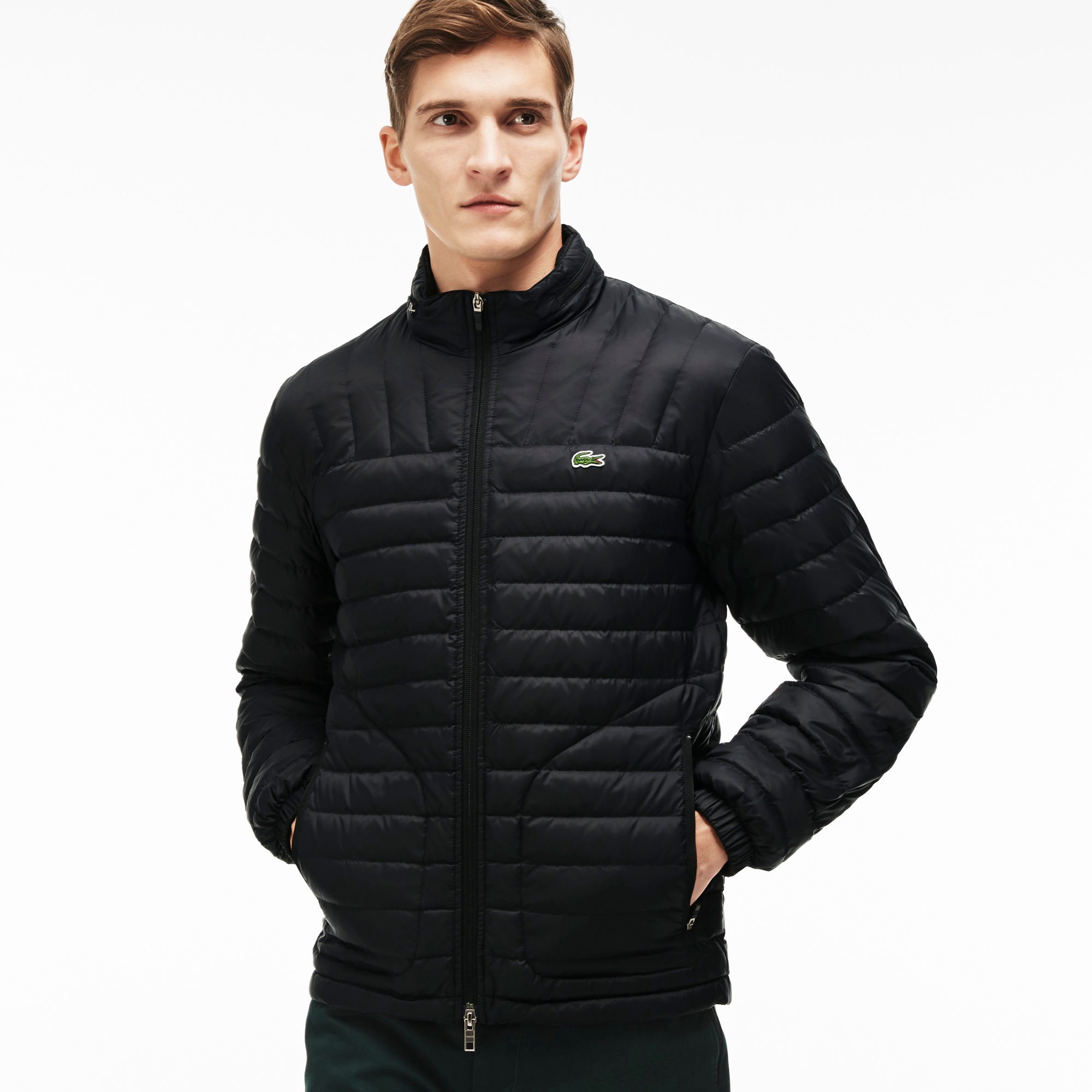 Lacoste Men's Lightweight Jacket - Black | ModeSens