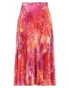 Versace 3/4 Length Skirts In Orange