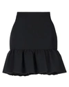 Msgm Knee Length Skirts In Black
