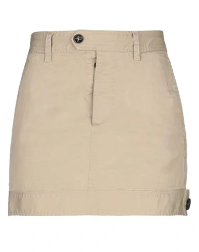 Dsquared2 Mini Skirts In Beige