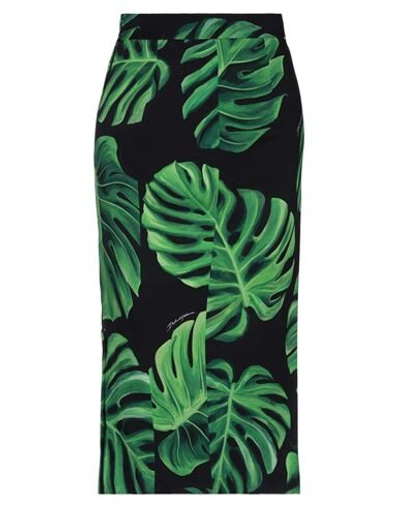 Dolce & Gabbana Midi Skirts In Black