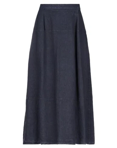 Aspesi Midi Skirts In Blue