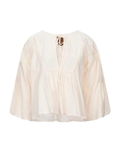 Alessia Santi Blouses In Light Pink