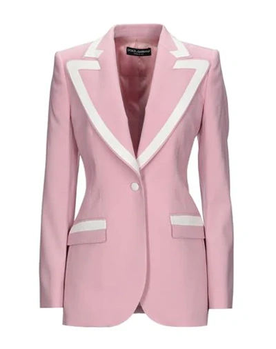 Dolce & Gabbana Suit Jackets In Pink