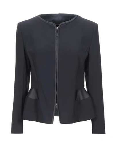 Emporio Armani Suit Jackets In Blue