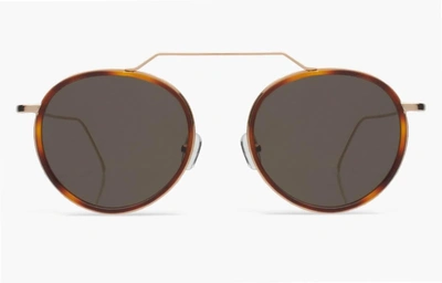 Illesteva Wynwood Ace Sunglasses Matte Black With Grey Flat Lenses