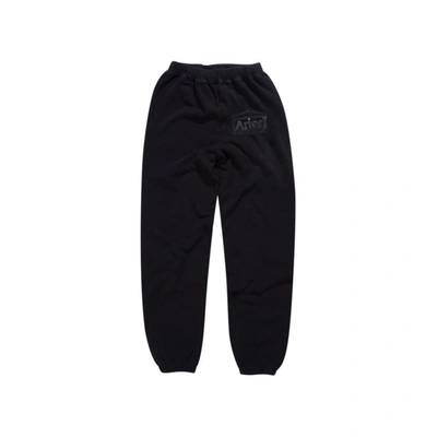 Aries Logo Premium Sweatpants (black)