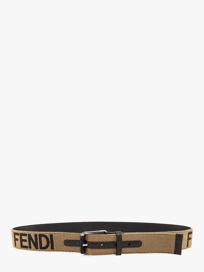 Fendi Belt In Brown