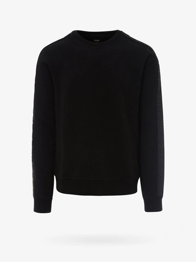Fendi Ff Sweatshirt In Black