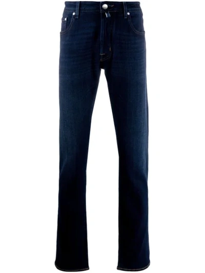 Jacob Cohen Straight Leg Denim Jeans In Blue