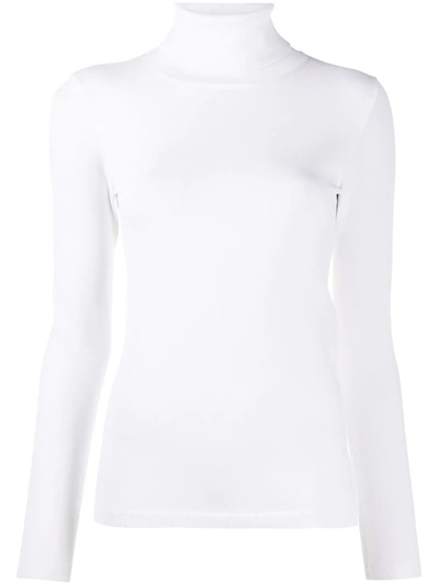 Stella Mccartney Roll Neck Jumper In White