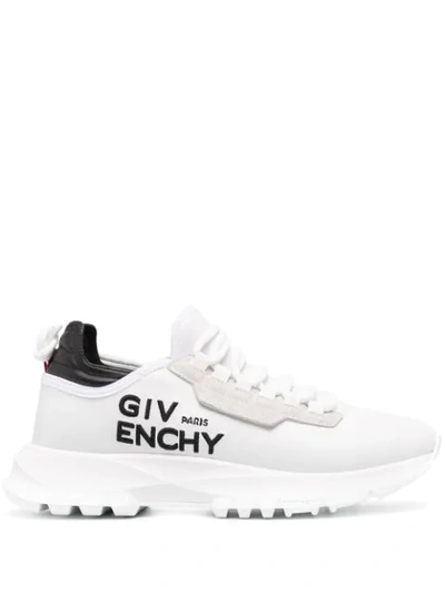 Givenchy Logo-embroidered Low-top Sneakers In White