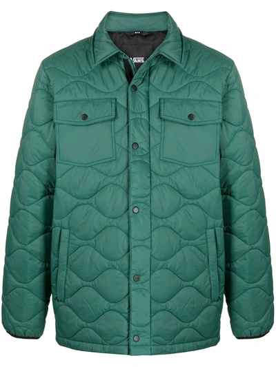 Vans Padded Jacket In Green