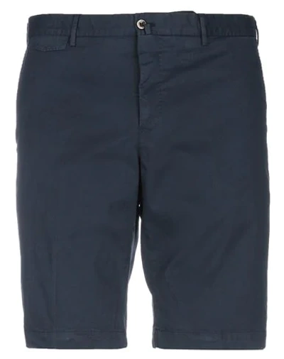 Pt Torino Shorts & Bermuda Shorts In Dark Blue