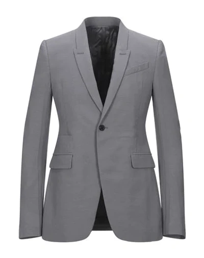 Rick Owens Suit Jackets In Grey