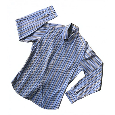 Pre-owned Azzaro Shirt In Blue