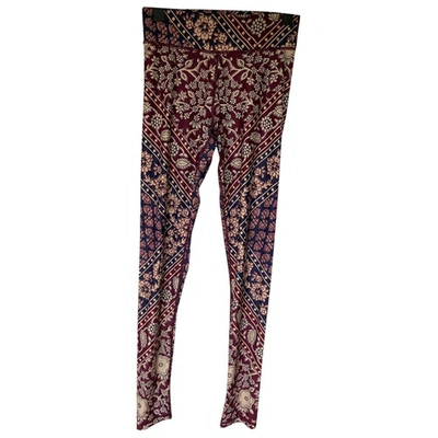 Pre-owned The Upside Multicolour Polyester Trousers