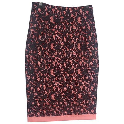 Pre-owned Msgm Wool Mid-length Skirt In Multicolour