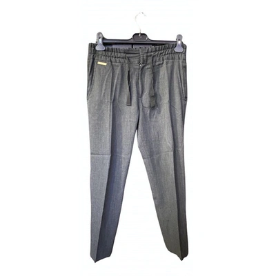 Pre-owned John Galliano Trousers In Grey