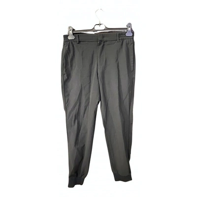 Pre-owned Wooyoungmi Wool Trousers In Navy