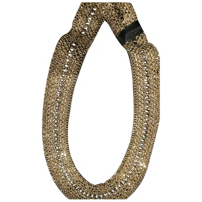 Pre-owned Elisabetta Franchi Necklace In Gold
