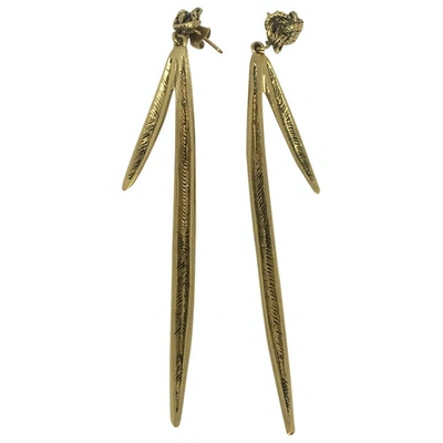 Pre-owned Aurelie Bidermann Earrings In Gold