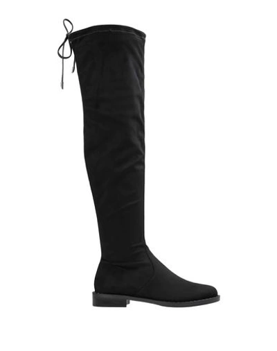 Adele Dezotti Knee Boots In Black