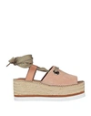 See By Chloé Sandals In Pale Pink