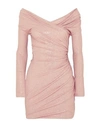 Alexandre Vauthier Short Dresses In Pink