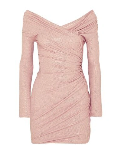 Alexandre Vauthier Short Dresses In Pink
